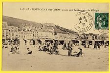 cpa Côte d'Opale 62 - BOULOGNE sur MER Coin des TENTES sur la PLAGE Tents Beach comprar usado  Enviando para Brazil