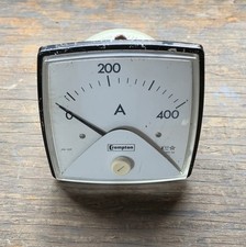 Vintage ammeter panel for sale  COVENTRY