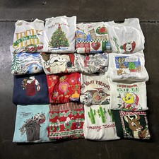 Moletom Vintage Atacado Lote 16 Gráficos Anos 90 Pacote Férias de Natal comprar usado  Enviando para Brazil