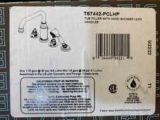 Banheira romana Brizo T67442-PCLHP Atavis montada no deck com chuveiro de mão - Menos alças comprar usado  Enviando para Brazil