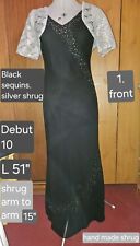 Dress long black. for sale  FAREHAM
