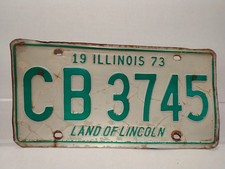 1973 illinois plate license for sale  Milwaukee