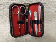 Manicure set leather for sale  Fairhope