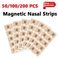 Usado, Tiras magnéticas para respiração nasal 50/100/200 peças adesivo anti ronco suporte para dormir comprar usado Usado, Tiras magnéticas para respiração nasal 50/100/200 peças adesivo anti ronco suporte para dormir comprar usado  Enviando para Brazil