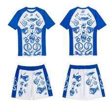 Nova Chegada Albino e Preto Year of the Snake Rash Guard SS & Short Bjj No Gi comprar usado  Enviando para Brazil