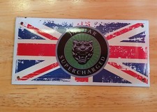 Jaguar supercharged flagge gebraucht kaufen  Mainhardt