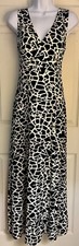 VESTIDO ESTAMPADO GIRAFA STRETCH PRETO BRANCO VISCOSE PEQUENO SLVLS FEMININO DKNY MAXI P comprar usado  Enviando para Brazil