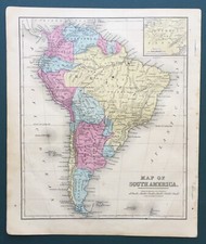 Map south america for sale  Orlando