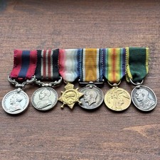 Miniature medal group for sale  SIDMOUTH