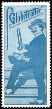 Selo pôster vintage da Alemanha por volta de 1915–1925 Globetrotter legalmente protegido comprar usado  Enviando para Brazil