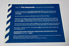 Collectable hacienda fac51 for sale  SANDBACH