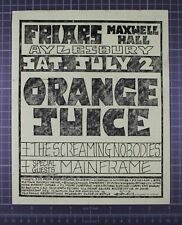 Usado, Orange Juice The Screaming Nobodies Mainframe Flyer Friars Aylesbury 1983 comprar usado  Enviando para Brazil
