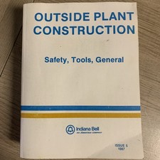 Usado, 1987 Ferramentas de segurança para construção de plantas externas General Indiana Bell System vintage comprar usado  Enviando para Brazil