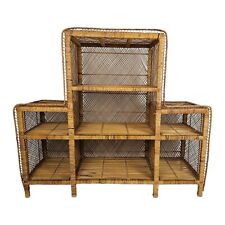 Vintage rattan etagere for sale  Belleview