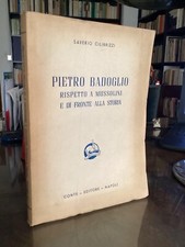 Fascismo cilibrizzi pietro usato  Napoli