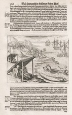 Gravura Morro Moreno Chile nativos da América do Sul Gottfried Merian 1631 comprar usado  Enviando para Brazil