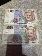 Banconota mille 1000 usato  Trapani
