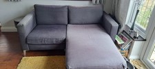 Ikea karlstad grey for sale  ROMFORD