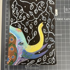 Handgemalt acryl karte gebraucht kaufen  Neumünster