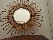 Ancien miroir rotin d'occasion  Rodez