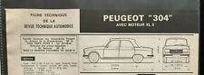 Fiche technique peugeot d'occasion  Saint-Omer