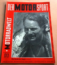 Motorsport motorradwelt 1949 gebraucht kaufen  Rastede