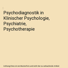 Psychodiagnostik klinischer ps gebraucht kaufen  Trebbin