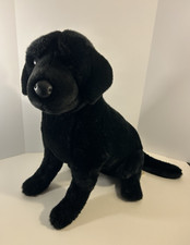 Pelúcia E&J Prima Classic Collection GRANDE Sentada Preta Labrador Lab Dog Recheada comprar usado  Enviando para Brazil