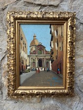 Quadro piazza con usato  Calvizzano