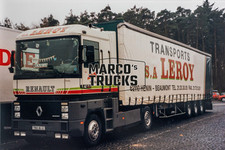 Zdjęcie ciężarówki Renault AE Magnum Truck Francja białe SA LEROY, Henri-Beaumont, #a2jg na sprzedaż  Wysyłka do Poland