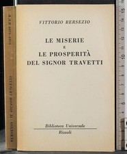 Bur. miserie prosperità usato  Ariccia