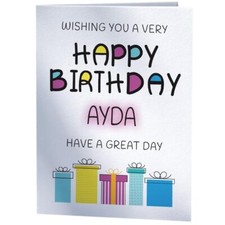 Happy birthday ayda for sale  UK