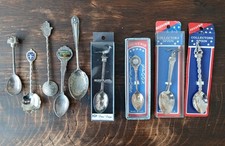 Nine souvenir teaspoons for sale  WALSALL