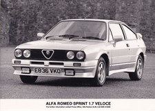 Alfa romeo sprint d'occasion  Expédié en Belgium