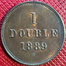 Guernsey 1889 bronze for sale  Holbrook
