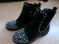 Ladies black studded for sale  WIMBORNE