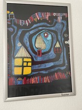Hundertwasser kunstdruck rahme gebraucht kaufen  Süßen