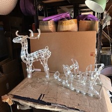 Vintage standing reindeer for sale  BIGGLESWADE