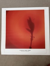 Coldplay panic poster for sale  HORSHAM
