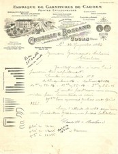 Antique invoice crusille d'occasion  Expédié en Belgium