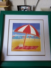 Wandbild strand liegeplätze gebraucht kaufen  Bamberg