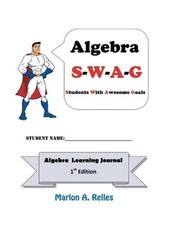 ALGEBRA SWAG: STUDENTS WITH AWESOME GOALS By Marlon A Relles Excellent Condition comprar usado  Enviando para Brazil