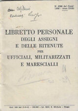 Regio esercito libretto usato  Cagliari