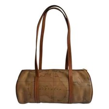 Canvas leather bag usato  Italia