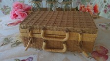 Vintage rattan suitcase for sale  Mapleville