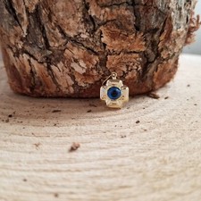 Usado, Pingente cruz olho mau grego ouro 9K - Berloque de boa sorte e proteção. Ouro maciço. comprar usado  Enviando para Brazil