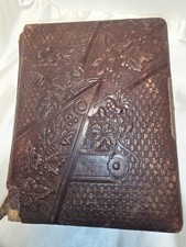 Antique embossed leather for sale  Bonaparte