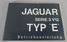 Betriebsanleitung jaguar type gebraucht kaufen  Jever