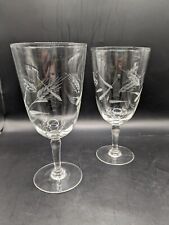Elegant etched crystal for sale  Decatur