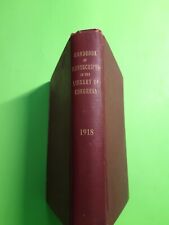 Handbook manuscripts library for sale  Deerfield Beach